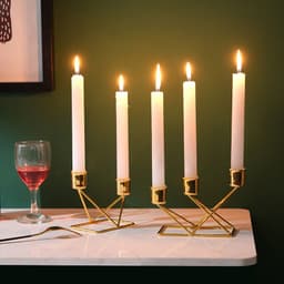 image-Candlelight Dinner Props Iron Art Candle Holder Ornaments Household