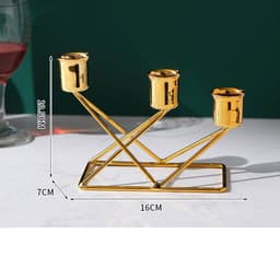 image-Candlelight Dinner Props Iron Art Candle Holder Ornaments Household