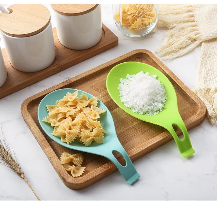 image-Silicone Spoon Mat Easy To Clean Kitchen Mat Shelf Mat Heat Insulation