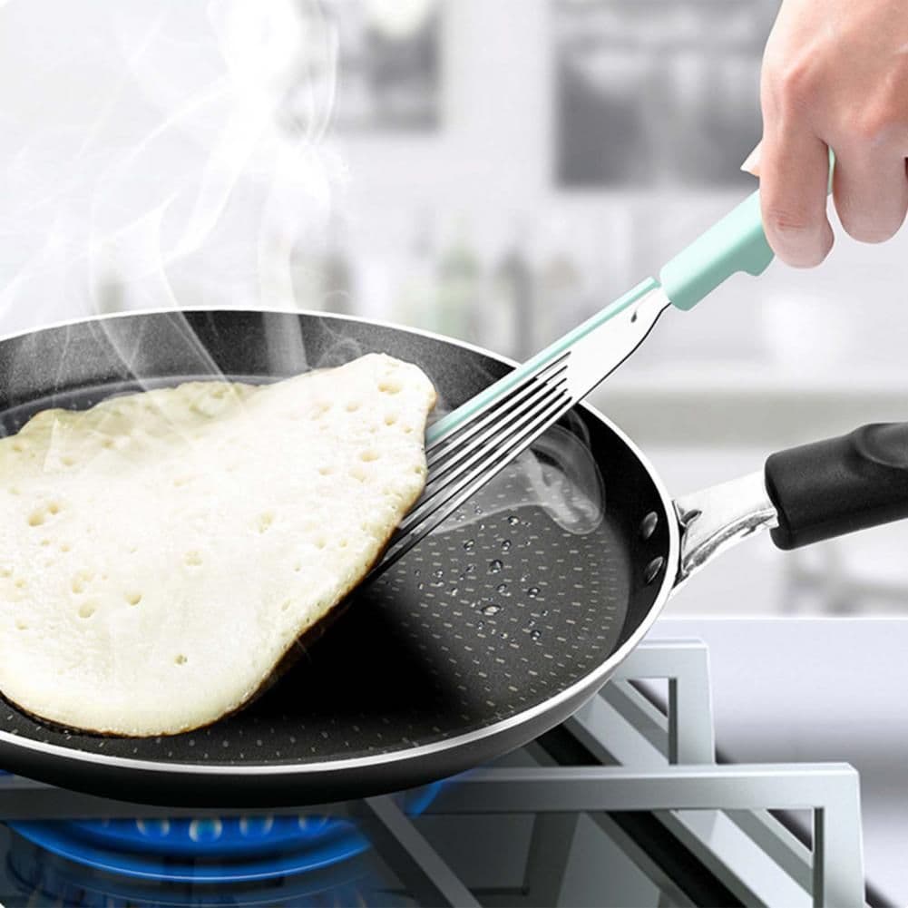 image-Nonstick Fish Spatula, Thin Slotted Spatulas Turner Silicone Fish Spatulas For Nonstick Cookware, High Heat Resistant BPA Free Cooking Utensils, Ideal For Fish, Eggs, Pancakes