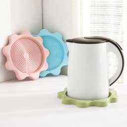image-Kettle Hot Water Bottle Tray Kettle Heat-proof Heat Proof Mat Filter Plate
