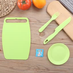 image-Plastic Children's Knife Fruit Set Safety Knife