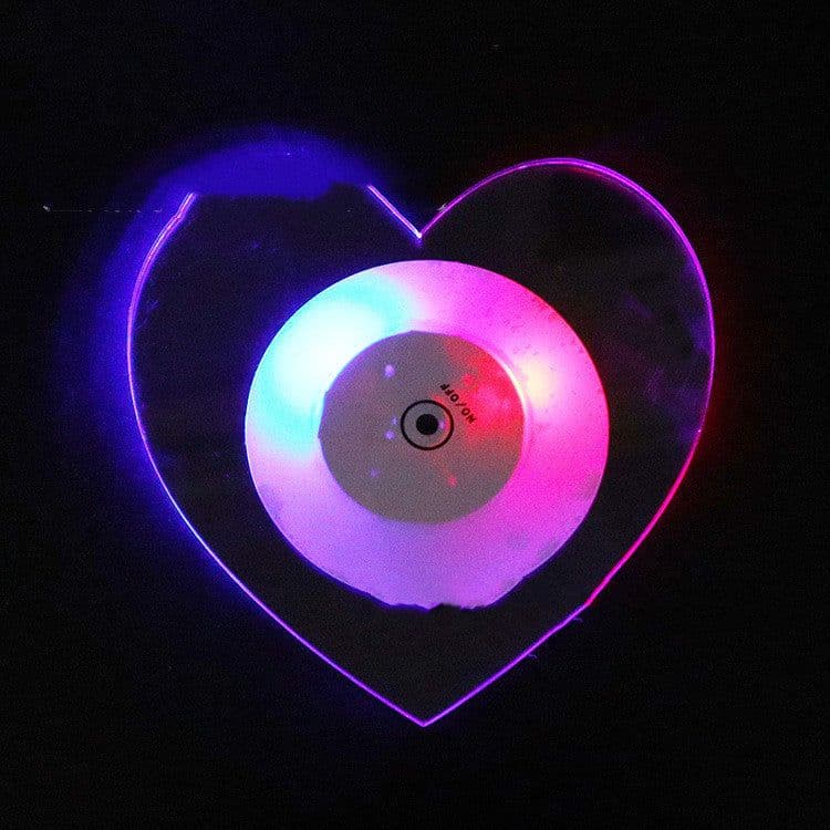 image-LED Glow Coaster Acrylic Crystal Emitting Luminous Bar Cocktail Mug Stand Light Coasters Flashing Base Tableware Decoration Pads