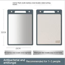 image-Stainless Steel Cutting Board Mildew-proof