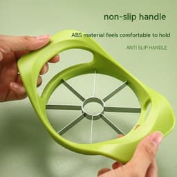 image-Stainless Steel Fruit Slicer Household Plastic Fruit Splitter