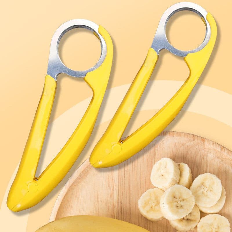 image-Stainless Steel Stainless Steel Banana Slicer Kitchen Gadgets