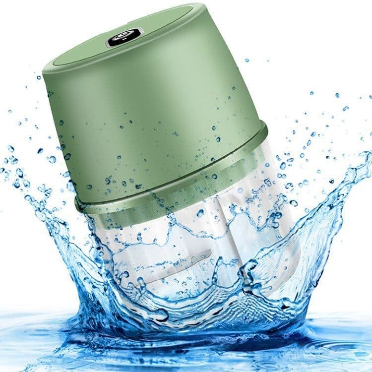 image-USB Rechargeable Electric Garlic Press Portable Wireless Food Chopper Mini Complementary Food Mixer Kitchen Gadgets