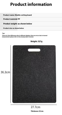 image-Plastic Cutting Boards With Anti Mold Properties For Household Use