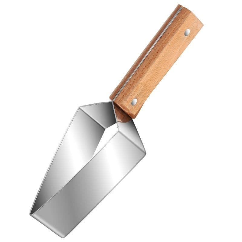 image-New Watermelon Splitter Watermelon Cutting Artifact 430 Stainless Steel Cutting Piece Splitter Household Melon Triangle Cutting Knife Fruit Knife Kitchen Gadgets