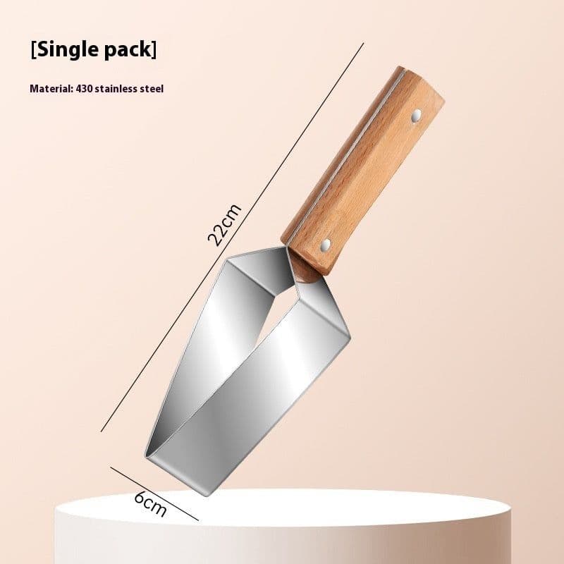 image-New Watermelon Splitter Watermelon Cutting Artifact 430 Stainless Steel Cutting Piece Splitter Household Melon Triangle Cutting Knife Fruit Knife Kitchen Gadgets