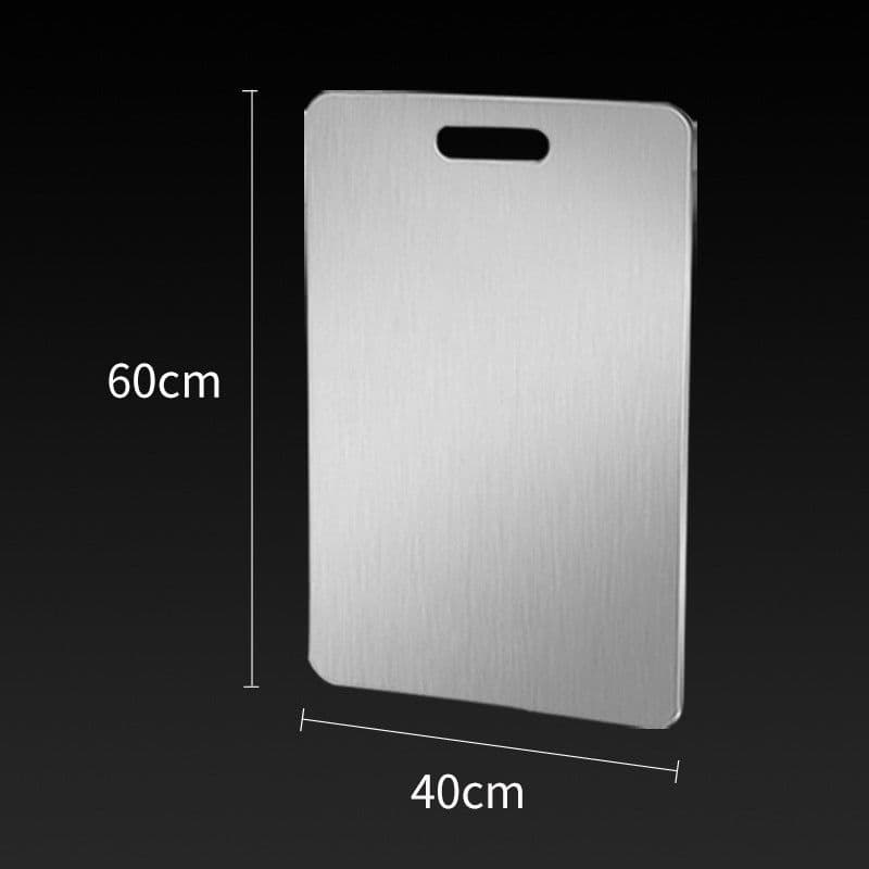 image-Kitchen Thickened Cutting Board Stainless Steel Cut Vegetables Meat Chopping Board Cooking Tools Anti-mold Cutting Boards Mats