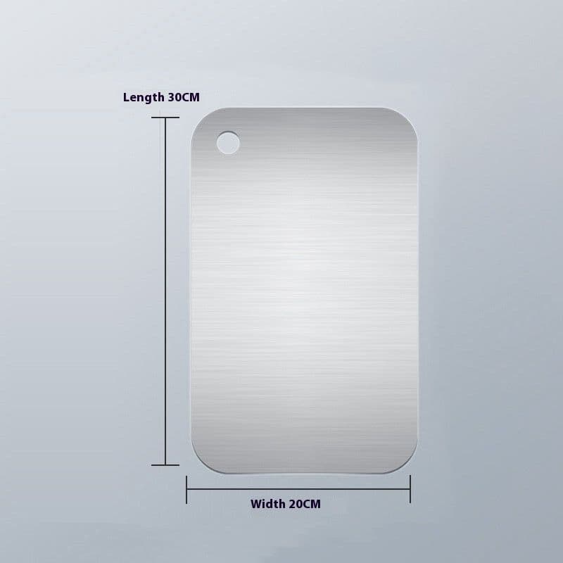 image-Kitchen Thickened Cutting Board Stainless Steel Cut Vegetables Meat Chopping Board Cooking Tools Anti-mold Cutting Boards Mats