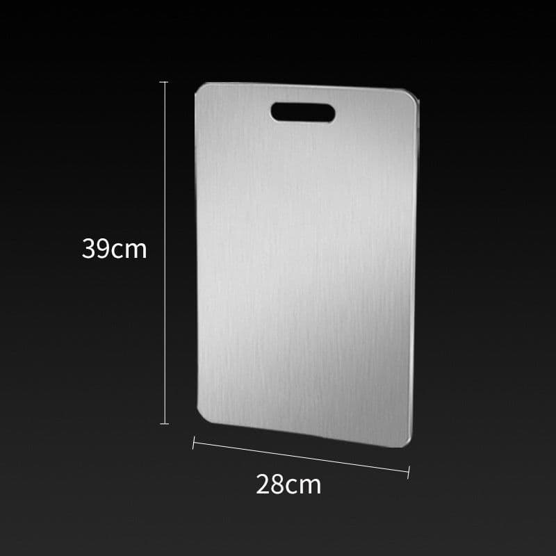 image-Kitchen Thickened Cutting Board Stainless Steel Cut Vegetables Meat Chopping Board Cooking Tools Anti-mold Cutting Boards Mats