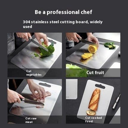 image-Household Stainless Steel Cutting Board Cut Vegetables
