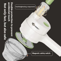 image-Gatling Chopper Wireless Electric Garlic Grinder