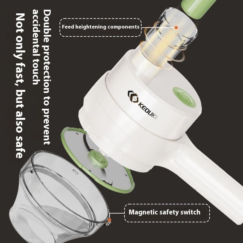 image-Gatling Chopper Wireless Electric Garlic Grinder