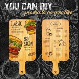 image-Household Bamboo Pizza Board Cutting Board
