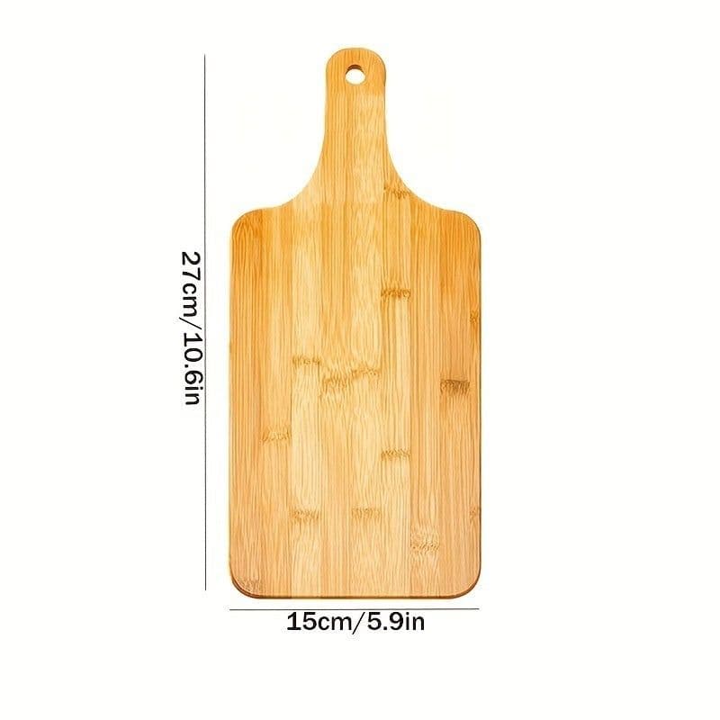 image-Household Bamboo Pizza Board Cutting Board