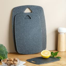 image-Marbling Plastic Kitchen Chopping Board Suit