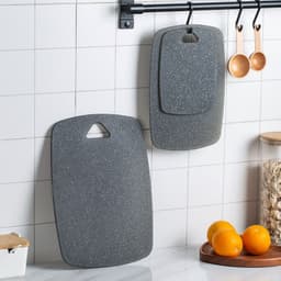 image-Marbling Plastic Kitchen Chopping Board Suit