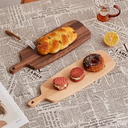image-Outdoor Camping Portable Acacia Wood Cutting Board