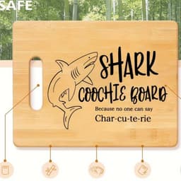 image-Household Kitchen Solid Wood Rectangular Cutting Board