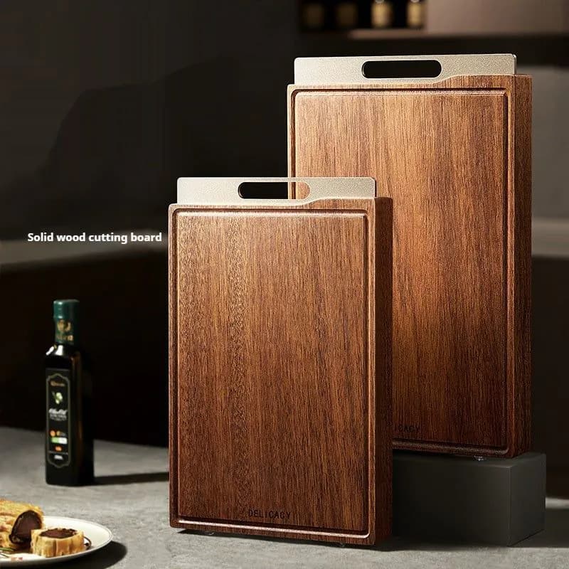 image-Household Kitchen Chopping Board Solid Wood Cutting Board Anti-mildew Antibacterial