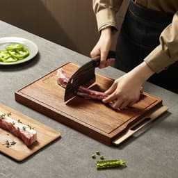 image-Household Kitchen Chopping Board Solid Wood Cutting Board Anti-mildew Antibacterial