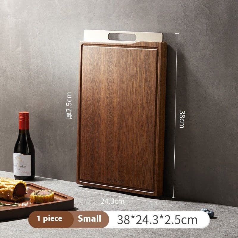 image-Household Kitchen Chopping Board Solid Wood Cutting Board Anti-mildew Antibacterial