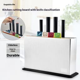 image-Kitchen Nine-piece Set Stainless Steel Knife Set
