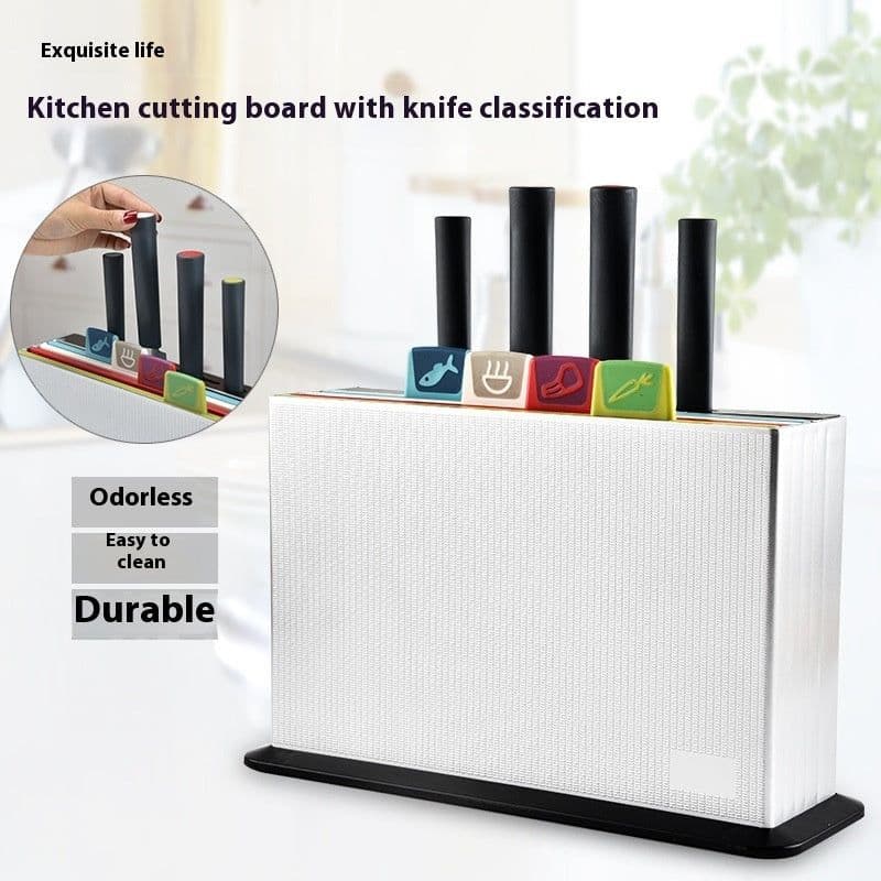 image-Kitchen Nine-piece Set Stainless Steel Knife Set