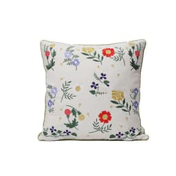 image-Home Embroidery Plants And Flowers Pillow