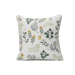 image-Home Embroidery Plants And Flowers Pillow