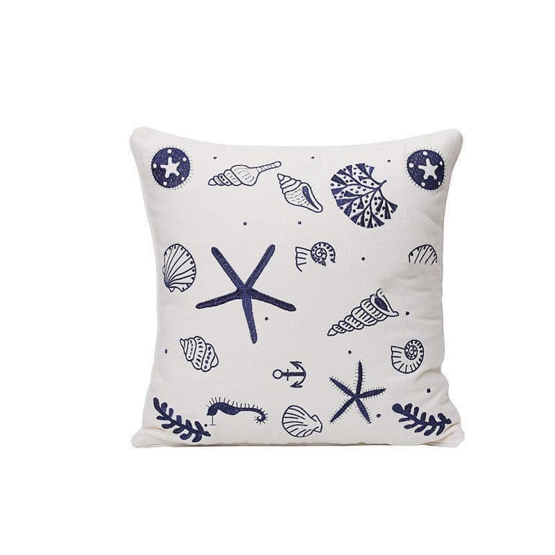 image-Home Embroidery Plants And Flowers Pillow