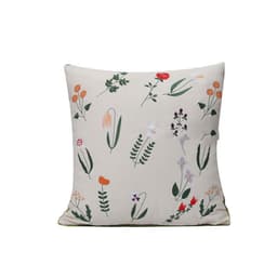 image-Home Embroidery Plants And Flowers Pillow