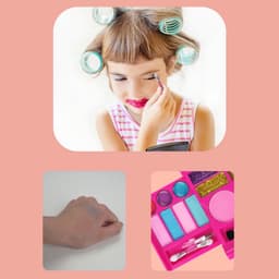 image-Children's Cosmetics Toy Set Baby Simulation Play House Girl Princess Makeup Box