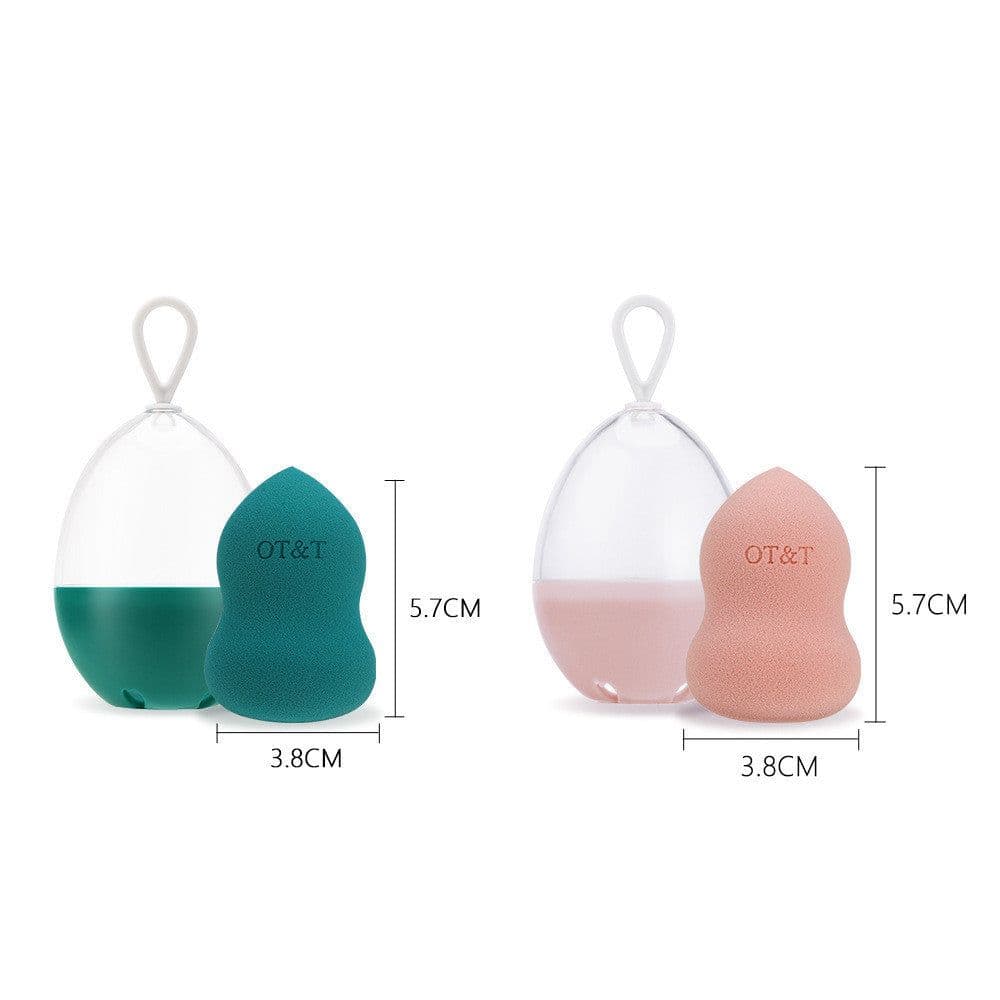 image-Professional Cosmetic Puff Non-latex Makeup Sponge Face Foundation Concealer Powder Cream Blending Sponges Set