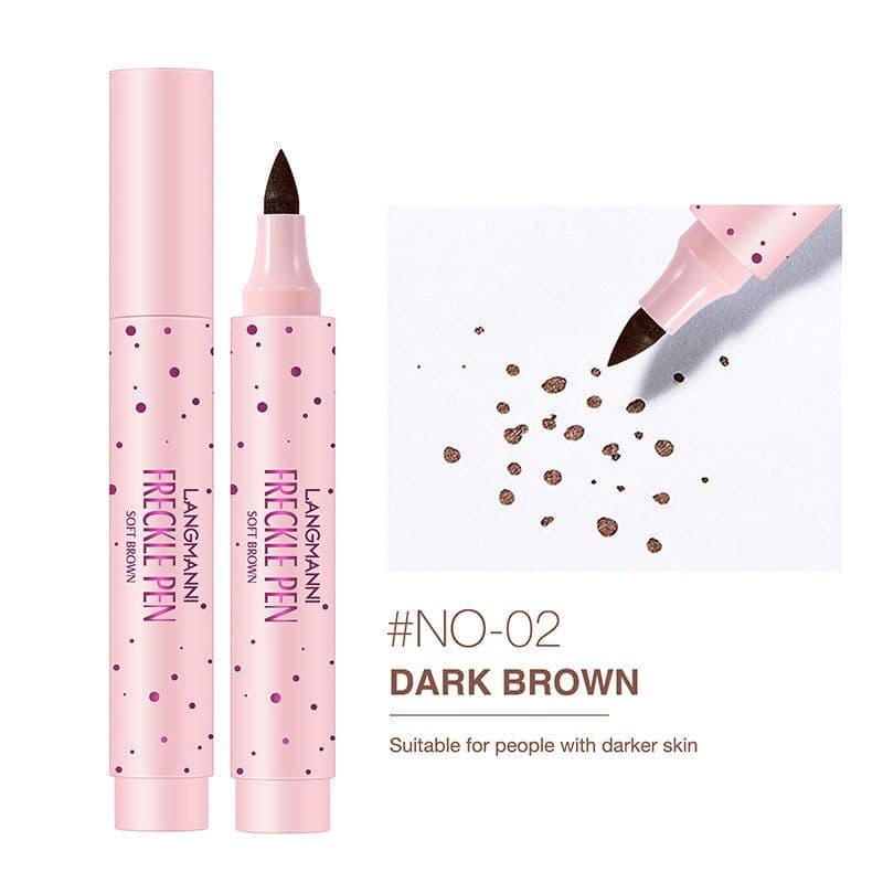 image-Natural Freckle Pen Faux Freckles Makeup Pen Long Lasting Waterproof Neutral Lightweight Freckle Makeup Tool