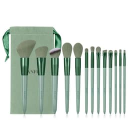 image-Beauty Brush Set Four Seasons Green 13 Makeup Brush Set Fix Quick-Drying Fiber Soft Hhair Wizard Of Oz