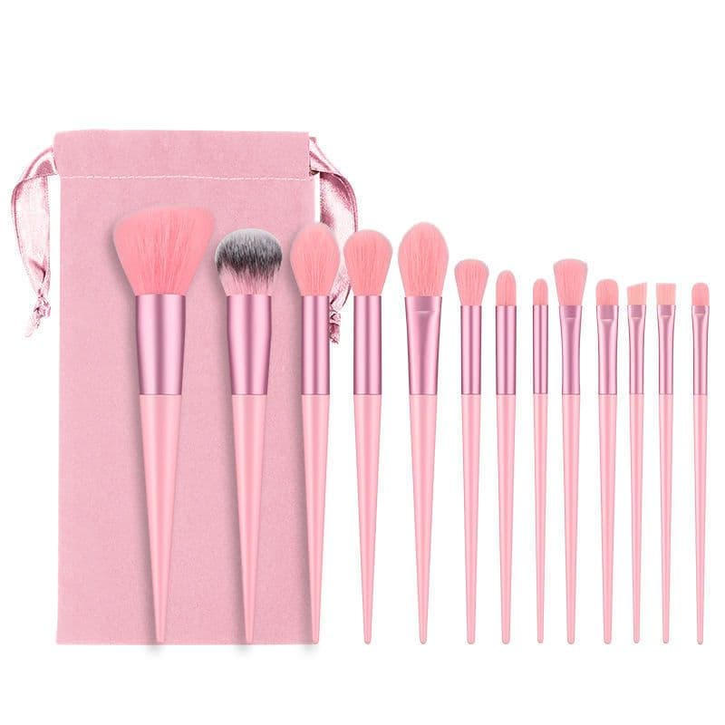 image-Beauty Brush Set Four Seasons Green 13 Makeup Brush Set Fix Quick-Drying Fiber Soft Hhair Wizard Of Oz