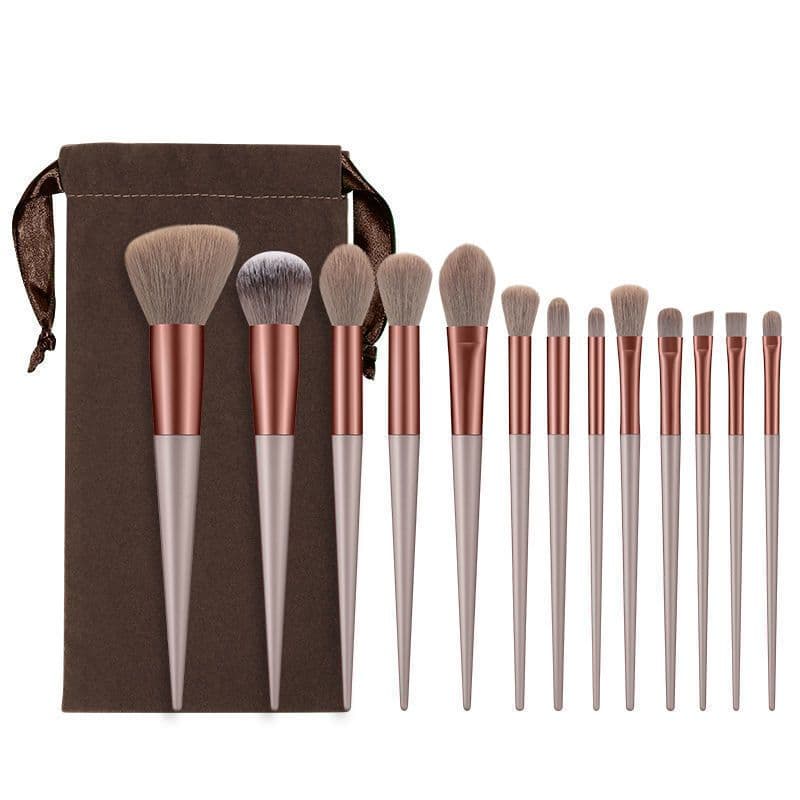 image-Beauty Brush Set Four Seasons Green 13 Makeup Brush Set Fix Quick-Drying Fiber Soft Hhair Wizard Of Oz