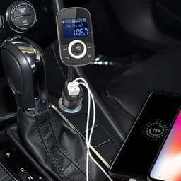 image-Large Screen Car MP3 Car Bluetooth Hands Free