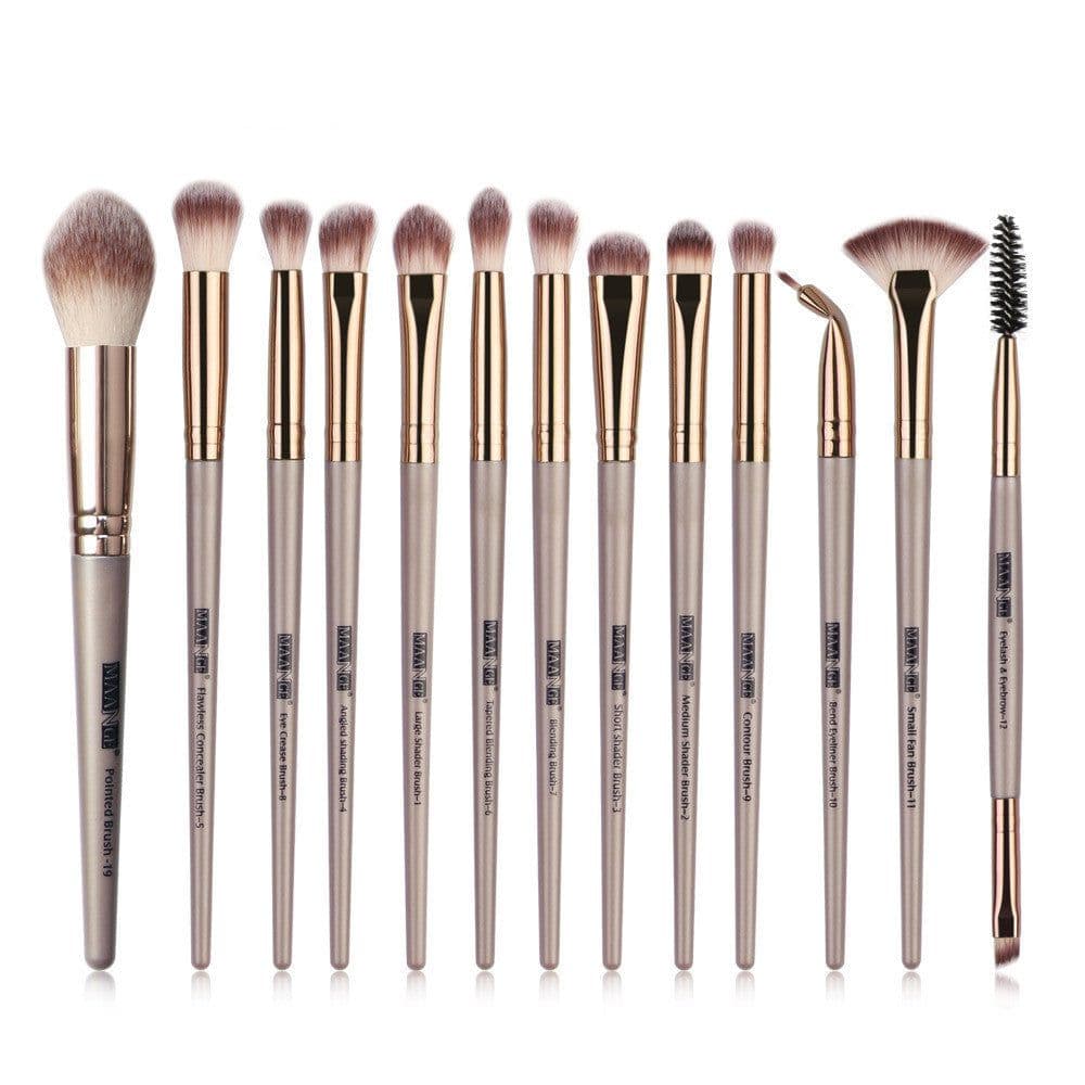 image-Factory Direct Sale Maange New Product 13 Eye Makeup Brush Set Eyeshadow Brush Beauty Tools Hot Sale