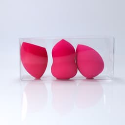 image-Super Soft Powder-free Makeup Egg Set, Wet And Dry Quiche Makeup Tool