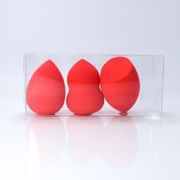 image-Super Soft Powder-free Makeup Egg Set, Wet And Dry Quiche Makeup Tool