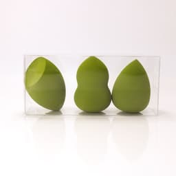 image-Super Soft Powder-free Makeup Egg Set, Wet And Dry Quiche Makeup Tool