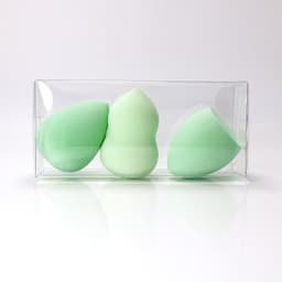 image-Super Soft Powder-free Makeup Egg Set, Wet And Dry Quiche Makeup Tool