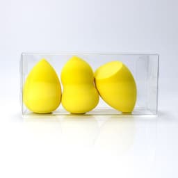 image-Super Soft Powder-free Makeup Egg Set, Wet And Dry Quiche Makeup Tool