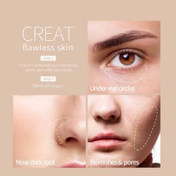 image-Concealer Pen Waterproof Concealer Concealer Foundation Cream Long Lasting Blemishes Acne Smoothing Moisturizing Makeup Pen