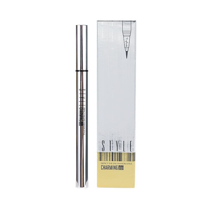 image-Waterproof And Sweat-proof Soft Brush Tip Pearlescent Liquid Eyeliner Pen